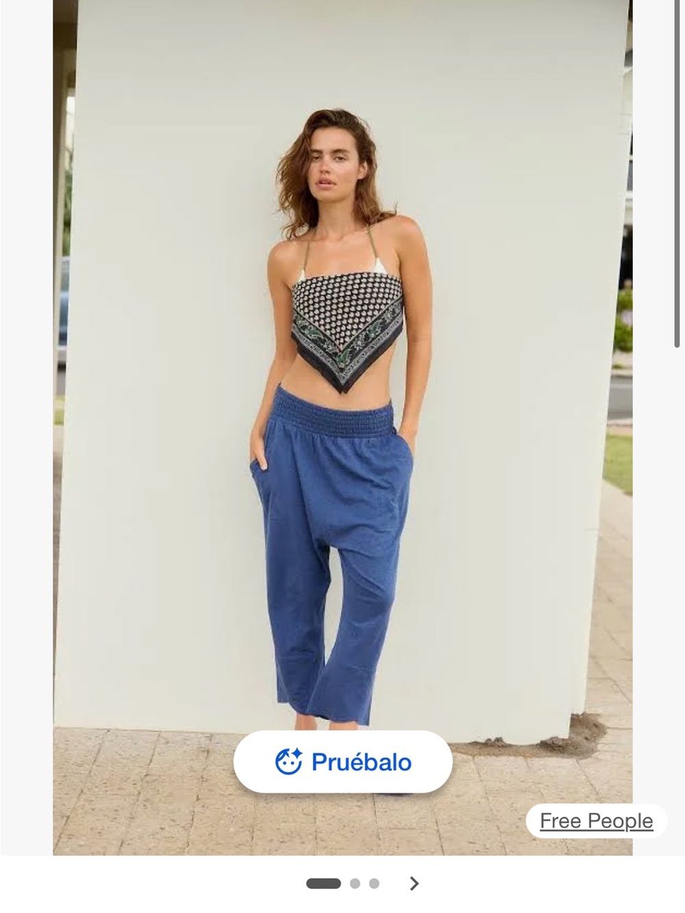 Free People Navy Pull-On women’s Jogger Pants